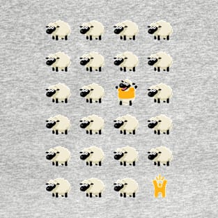 Orange Shirt - Unique Sheep - Happy-Me T-Shirt